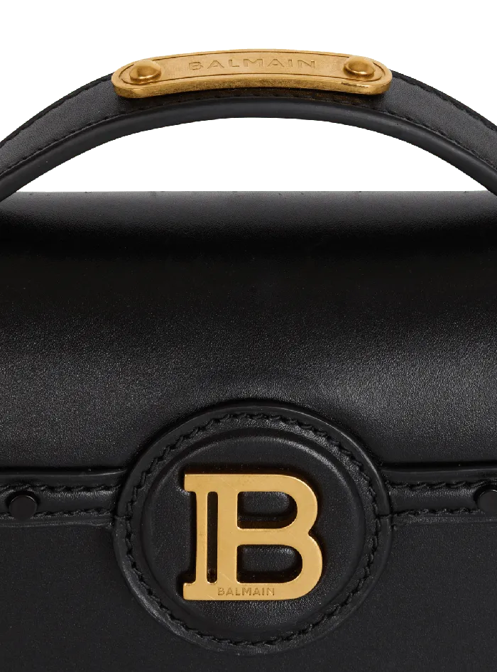 Balmain Handbags Women BBuzz Dynasty Small Leather Bag Black