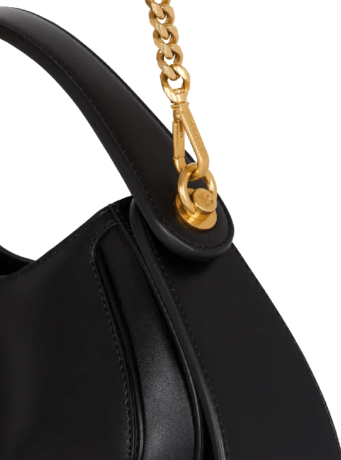 Balmain Handbags Women Medium Jolie Madame Bag In Box Leather Black