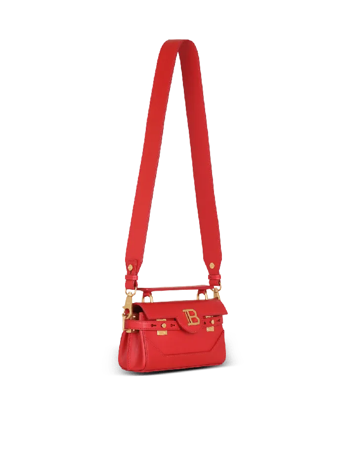 Balmain Handbags Women Smooth Leather BBuzz 19 Bag Red