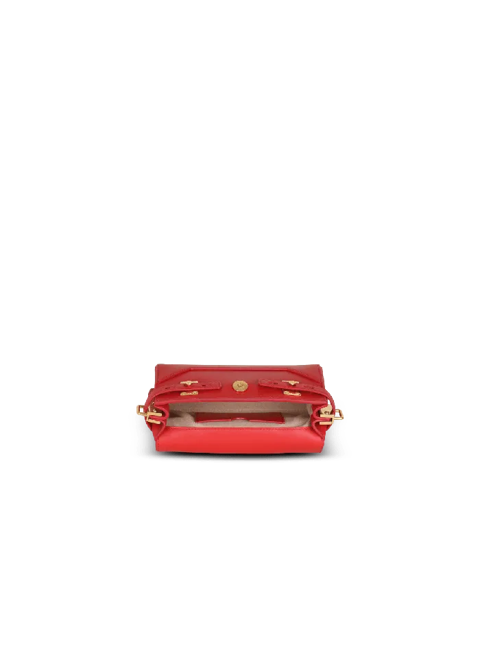 Balmain Handbags Women Smooth Leather BBuzz 19 Bag Red