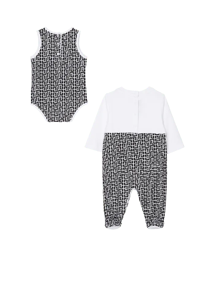 Balmain Kids Body 8211 2piece Set Black