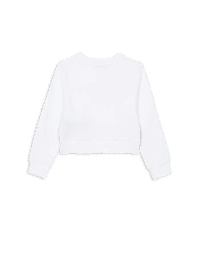 Balmain Kids Paris Sweater White