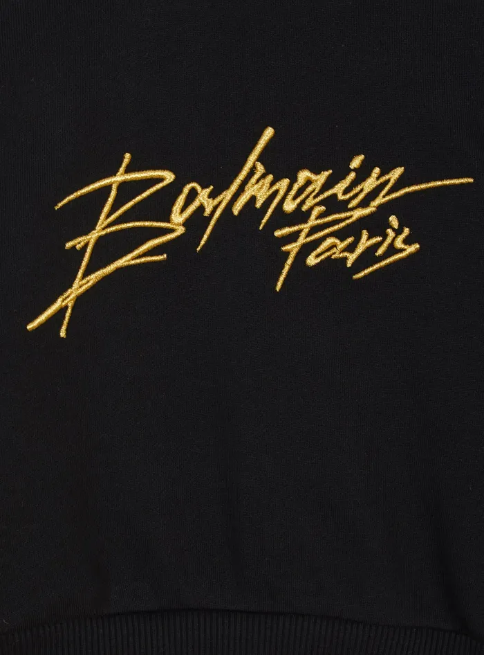 Balmain Kids Signature Sweatshirt Black
