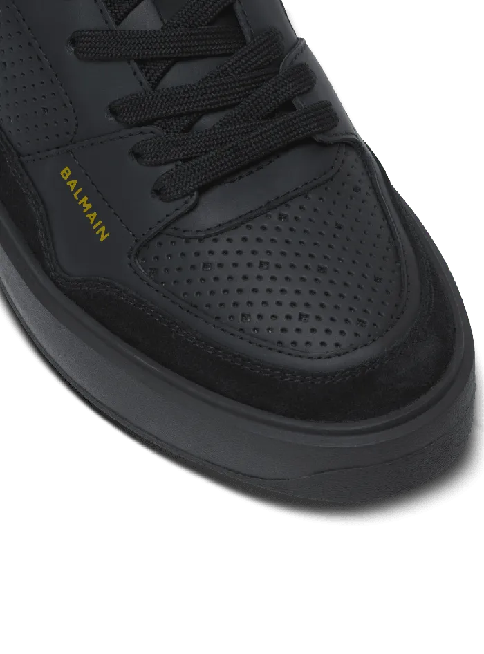 Balmain Sneakers Women BCourt Flip Trainers In Calfskin Black