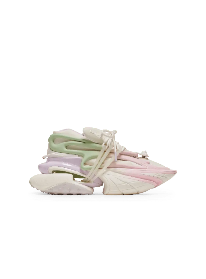 Balmain Sneakers Women Unicorn Sneakers In Neoprene And Leather Multicolor