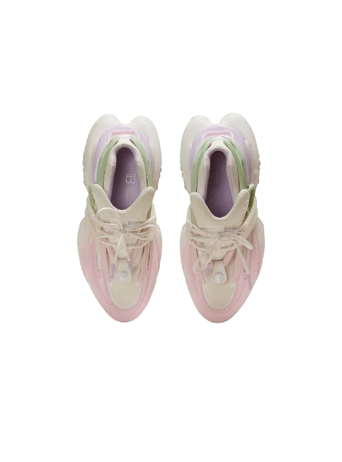 Balmain Sneakers Women Unicorn Sneakers In Neoprene And Leather Multicolor