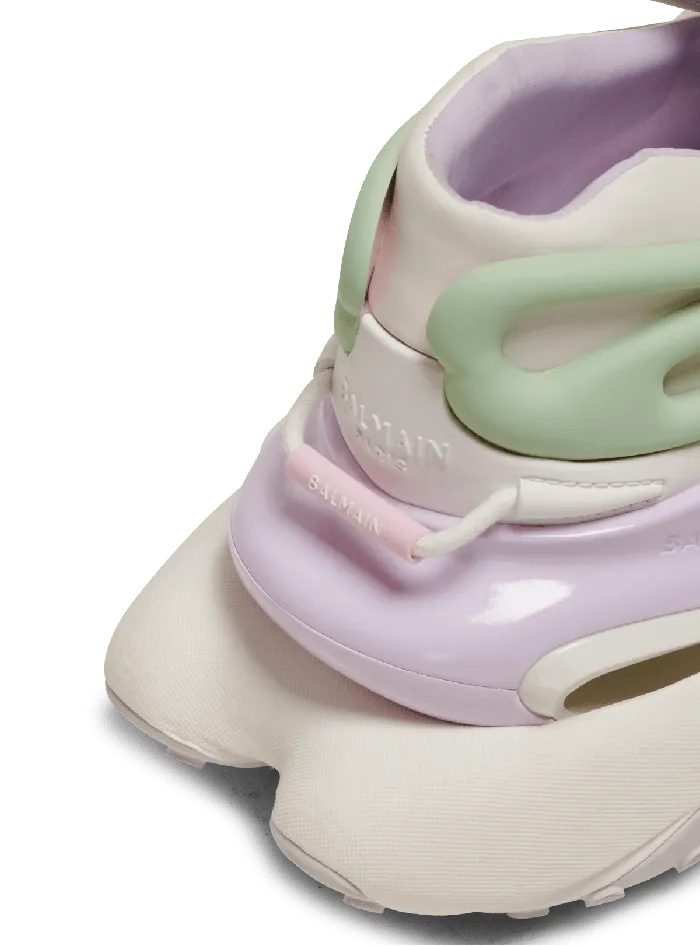 Balmain Sneakers Women Unicorn Sneakers In Neoprene And Leather Multicolor