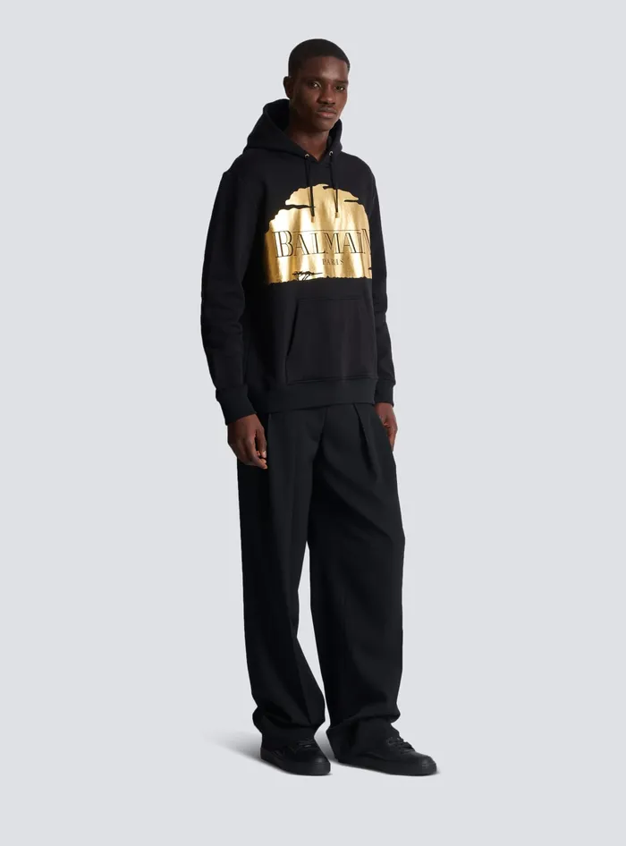 Balmain Sweatshirts Men Disney X The Lion King 8211 Sunset Hoodie Black