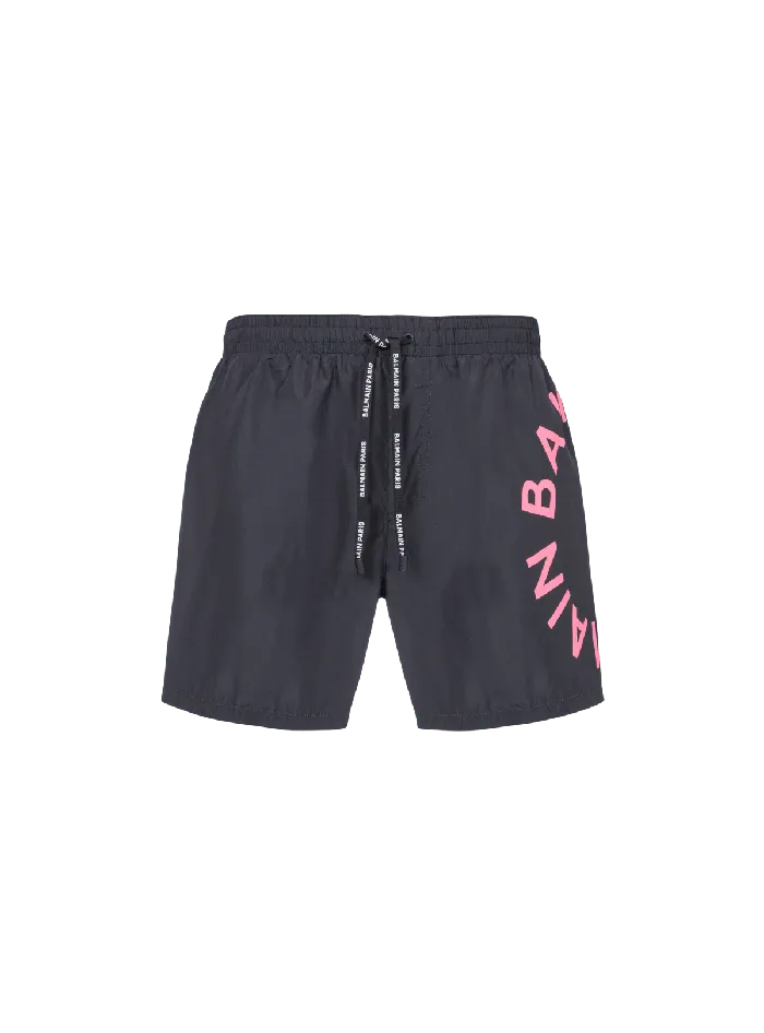 Balmain Swimwear Men Swim Shorts Pink