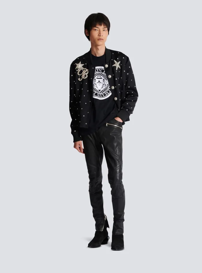 Balmain TShirts Men Coin Tshirt Black