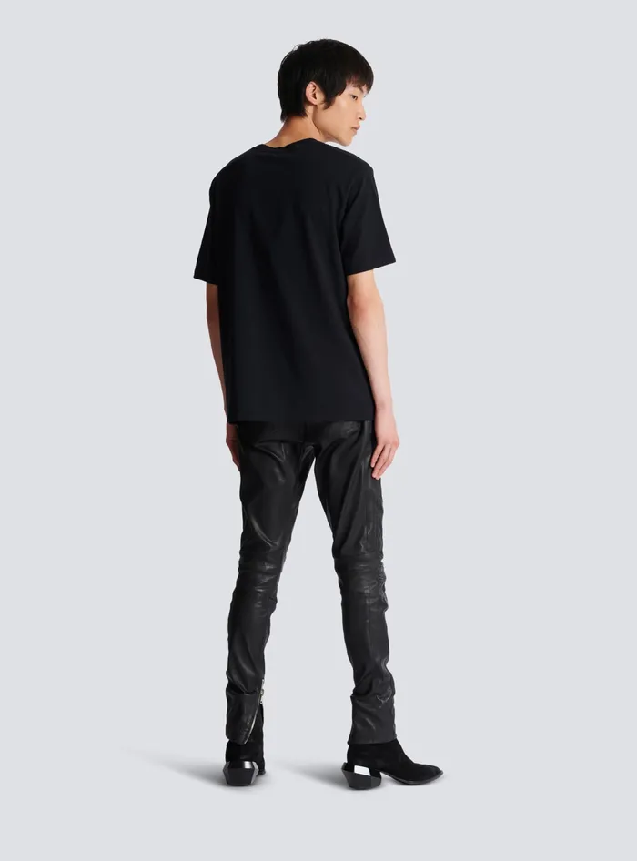 Balmain TShirts Men Coin Tshirt Black