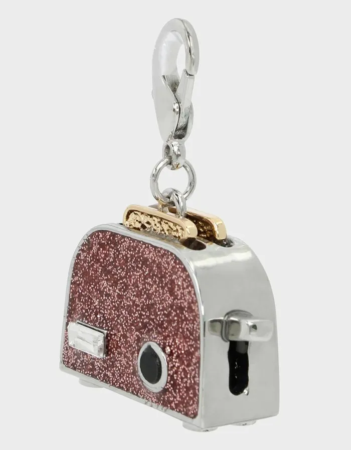 Betsey Johnson Women DEAR BETSEY TOASTER NECKLACE PINK Betsey Johnson Women DEAR BETSEY TOASTER NECKLACE PINK