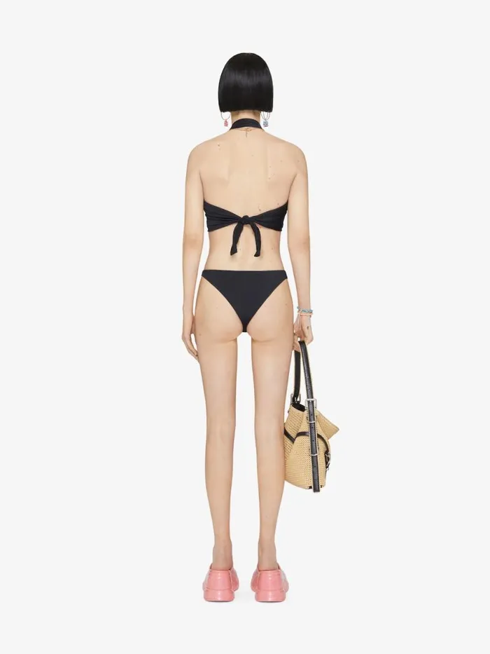 Bikini Top With 4g Detail Black Women Givenchy Swimwear