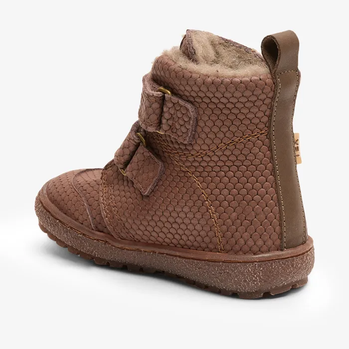 bisgaardshoes Boots KIDS storm tex violet waves Brown