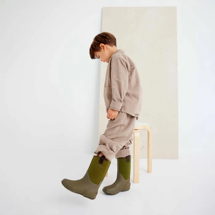 bisgaardshoes neo thermo green Green BABY Boots