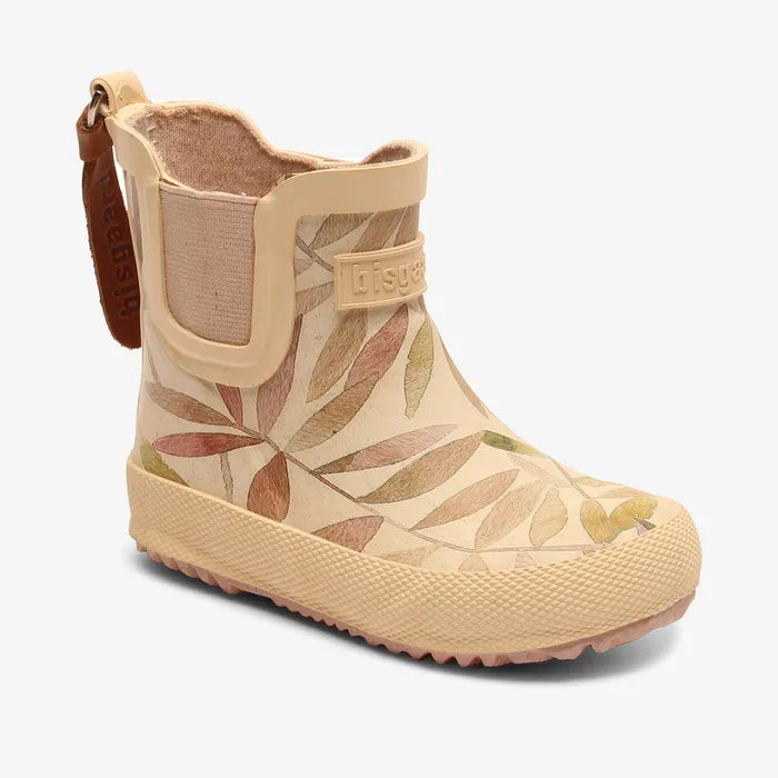 bisgaardshoes Rubber boots BABY baby rubber beige leaves Beige