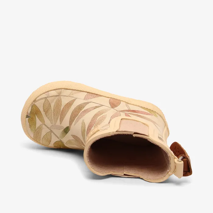 bisgaardshoes Rubber boots BABY baby rubber beige leaves Beige