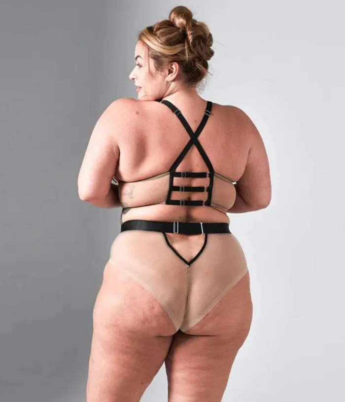 Black and Butterscotch Medusa Bralette Accessories Unique Vintage Lingerie and Shapewear