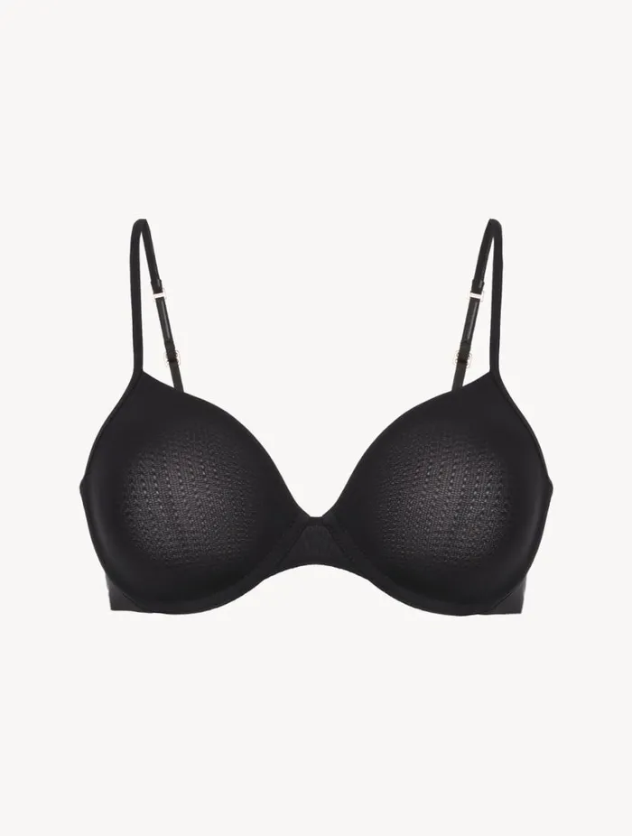 Black Underwired Nonpadded Bra Lingerie La Perla Tshirt