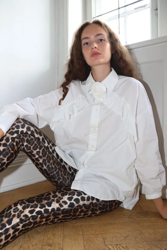Blooming Shirt 8211 White Women Cras Shirts