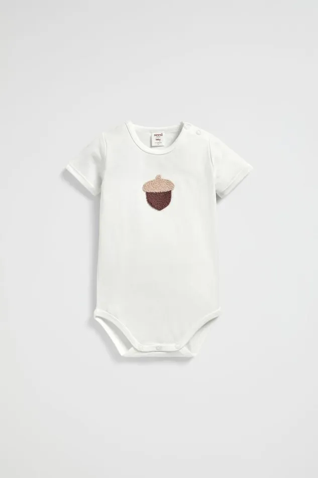 Bodysuits and Onesies Newborn Seed Heritage Acorn Bodysuit Canvas