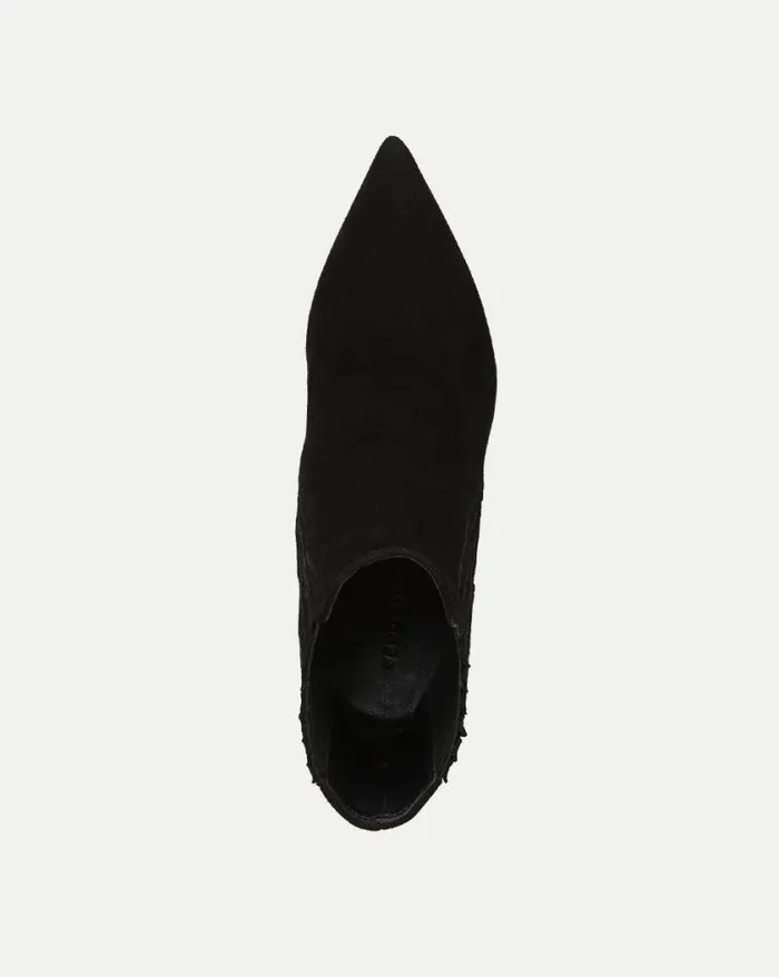 Boots and Booties Shop Veronica Beard Lisa Suede StilettoHeel Bootie Chestnut