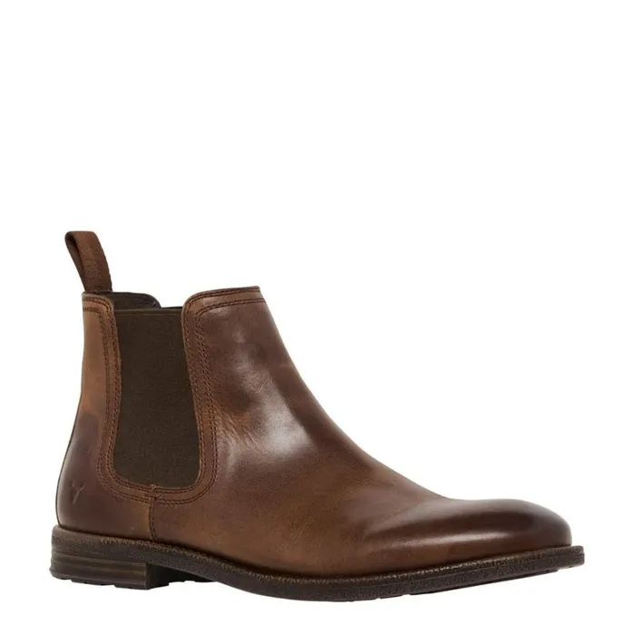 Boots Men Windsor Smith SERGIO TAN LEATHER BOOTS