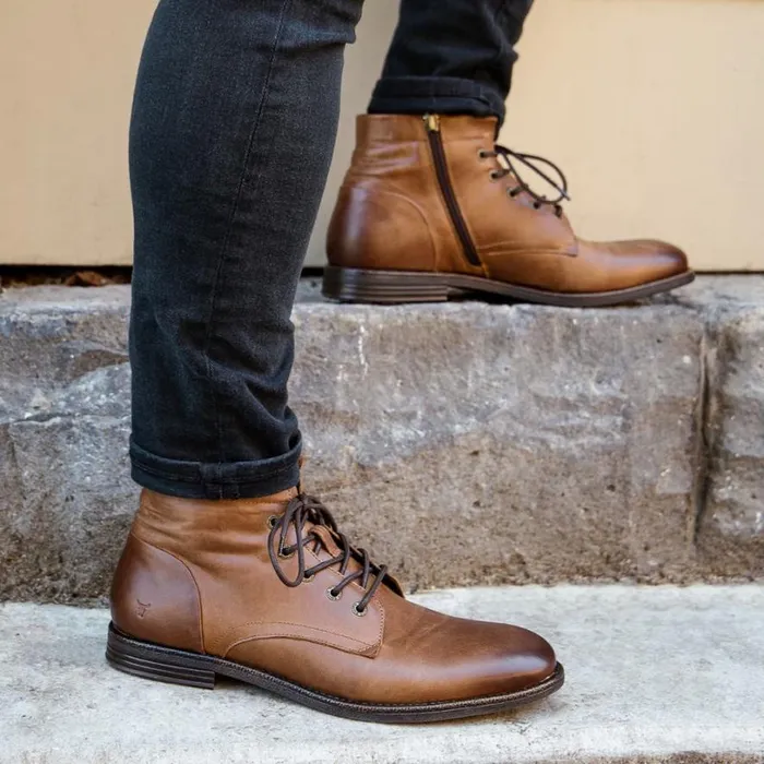 Boots Men Windsor Smith STEPHAN TAN LEATHER BOOTS Boots Men Windsor Smith STEPHAN TAN LEATHER BOOTS