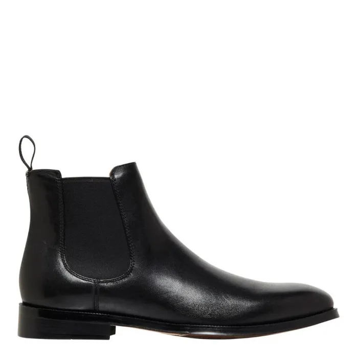Boots Men Windsor Smith STOCKMAN BLACK LEATHER BOOTS