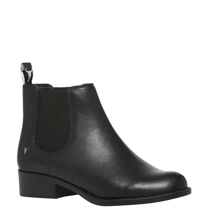 Boots Women Windsor Smith AMELIA BLACK LEATHER BOOTS Boots Women Windsor Smith AMELIA BLACK LEATHER BOOTS