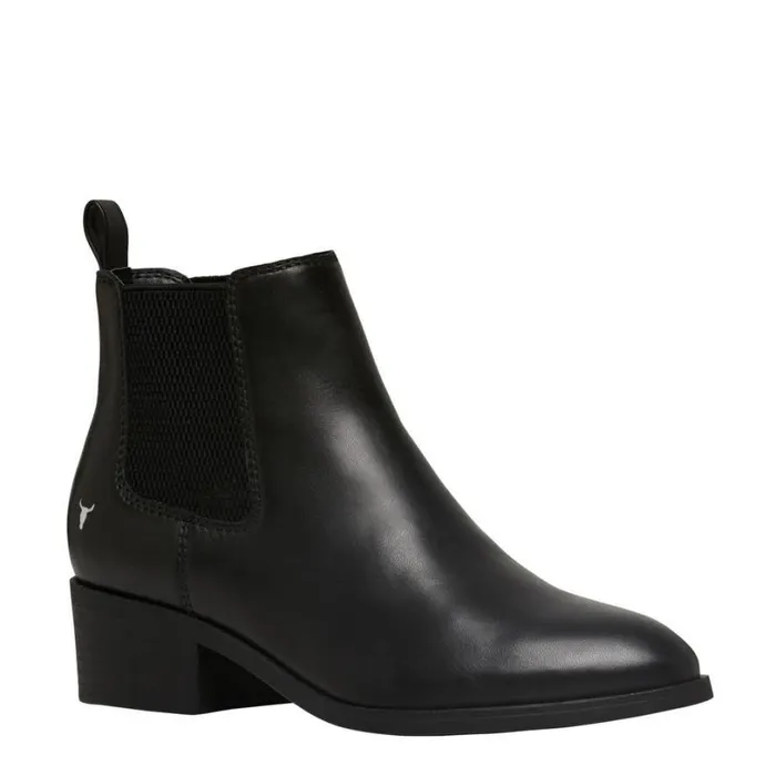 Boots Women Windsor Smith RAVEE BLACK LEATHER BOOTS Boots Women Windsor Smith RAVEE BLACK LEATHER BOOTS