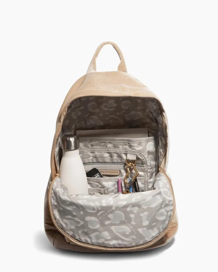 Boyfriend Backpack Oat Velvet Women Aimee Kestenberg Backpacks