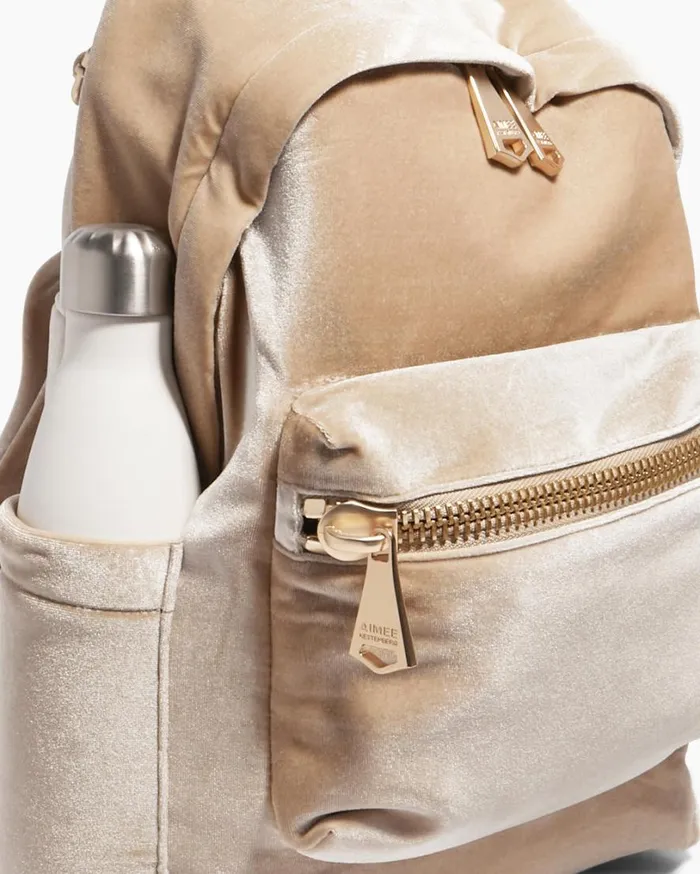 Boyfriend Backpack Oat Velvet Women Aimee Kestenberg Backpacks