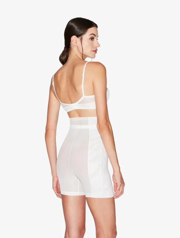 Bralette In Offwhite Stretch Tulle Lingerie La Perla Bandeau