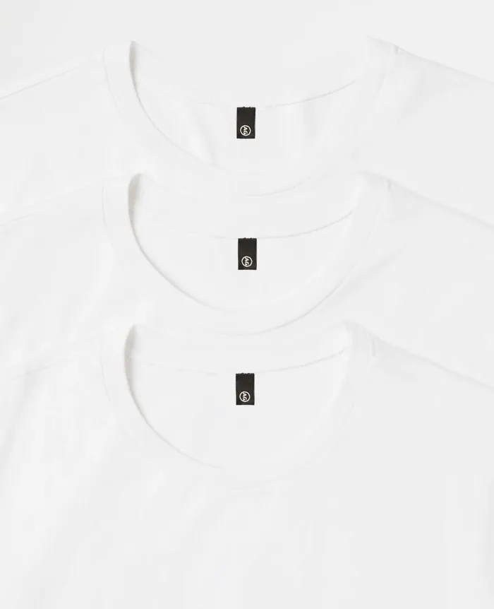 Bryce Crew Pack Essential True White Men AG Jeans Tees Bryce Crew Pack Essential True White Men AG Jeans Tees