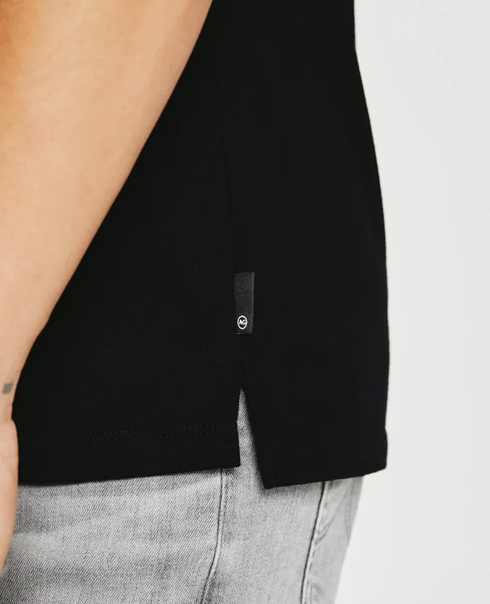 Bryce Johnny Collar True Black Men AG Jeans Polos Bryce Johnny Collar True Black Men AG Jeans Polos