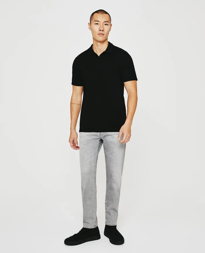 Bryce Johnny Collar True Black Men AG Jeans Polos Bryce Johnny Collar True Black Men AG Jeans Polos