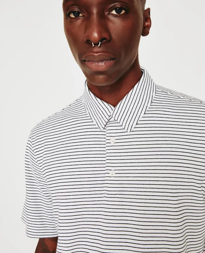 Bryce Polo True Whitetrue Black Men AG Jeans Polos Bryce Polo True Whitetrue Black Men AG Jeans Polos