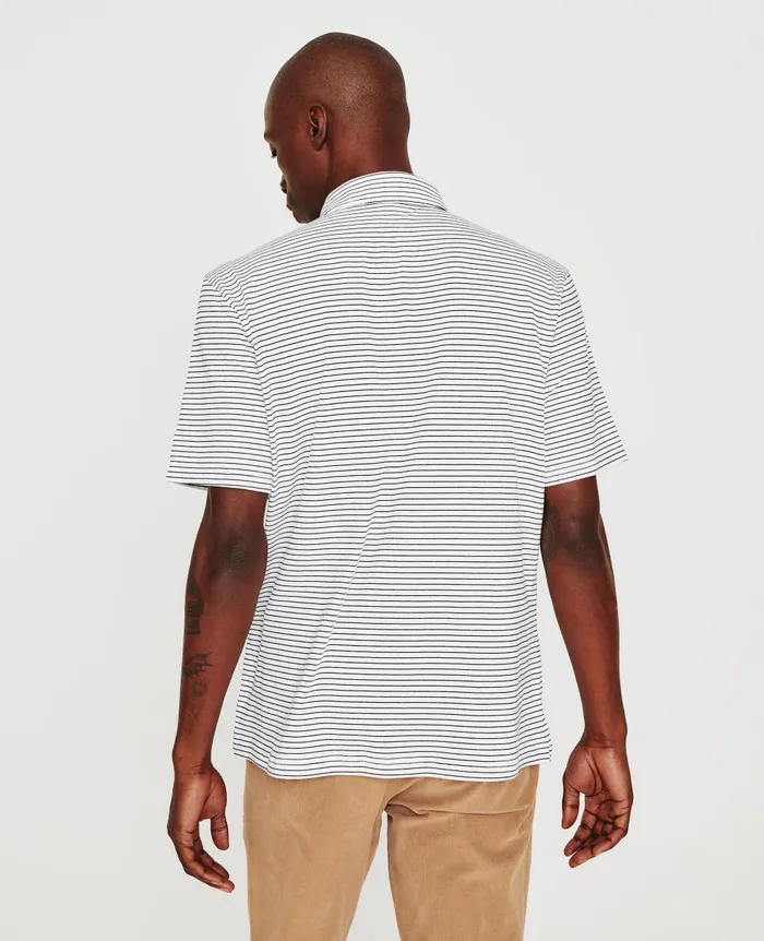 Bryce Polo True Whitetrue Black Men AG Jeans Polos Bryce Polo True Whitetrue Black Men AG Jeans Polos