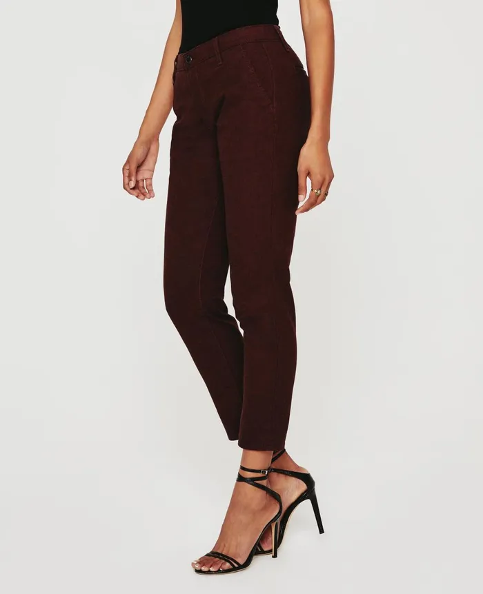 Caden Dark Sangria Women AG Jeans Pants Caden Dark Sangria Women AG Jeans Pants