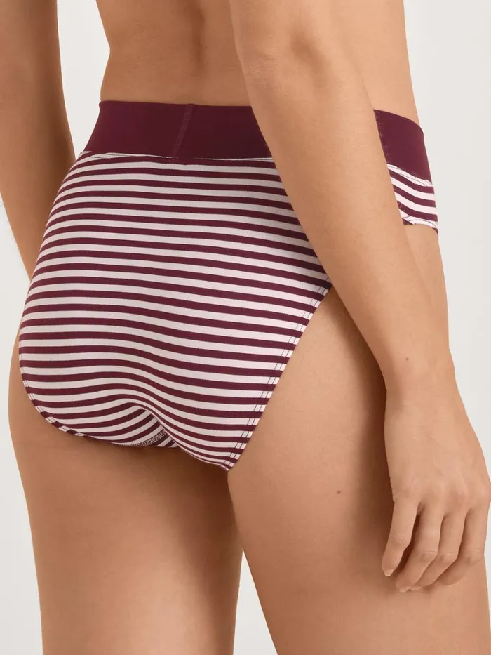 CALIDA Bottoms Women Brief High Waist English Red Print