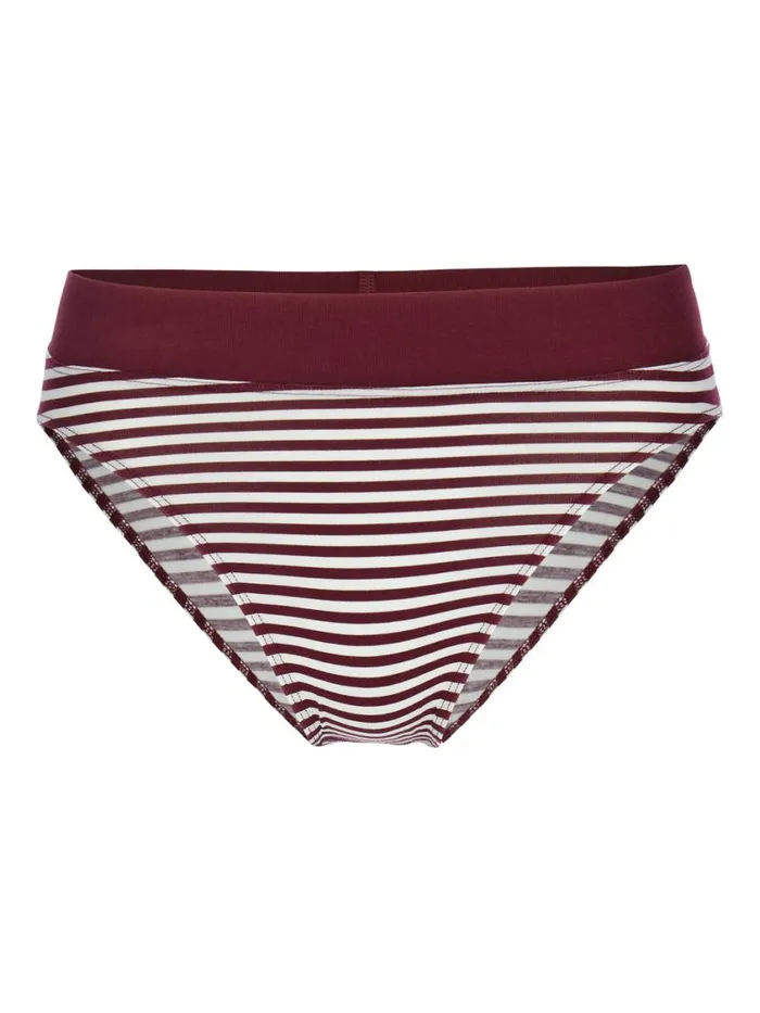 CALIDA Bottoms Women Brief High Waist English Red Print