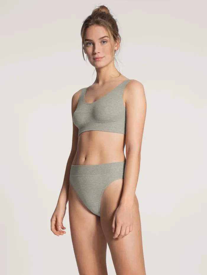 CALIDA Bottoms Women Brief High Waist Stein Meliert