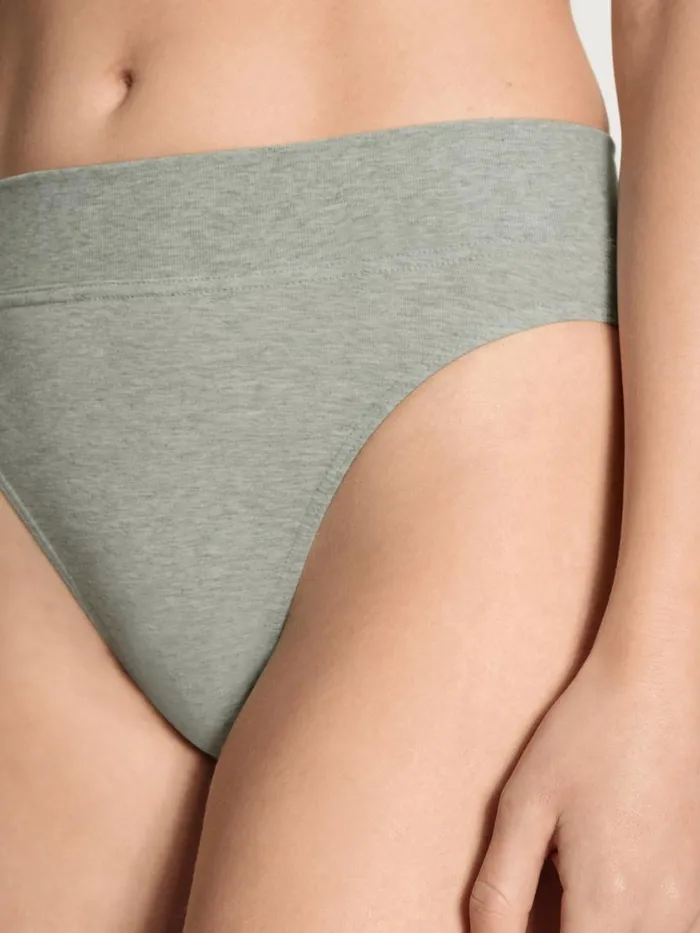 CALIDA Bottoms Women Brief High Waist Stein Meliert
