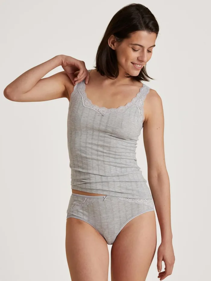 CALIDA Bottoms Women Shorty Regular Cut Grey Melange