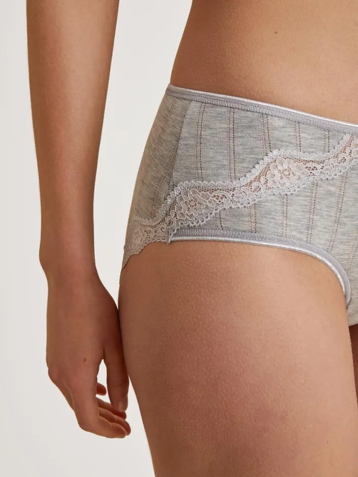 CALIDA Bottoms Women Shorty Regular Cut Grey Melange