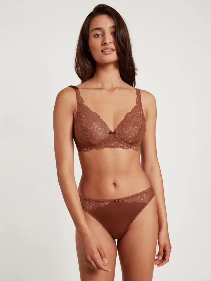 CALIDA Bras Women Soft Nonwired Bra Ginger Bisquit