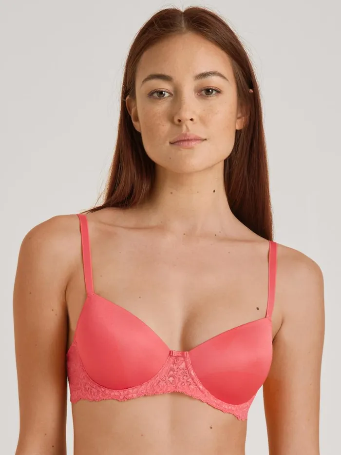 CALIDA Bras Women Underwired Tshirt Bra With Padding Porcelain Rose