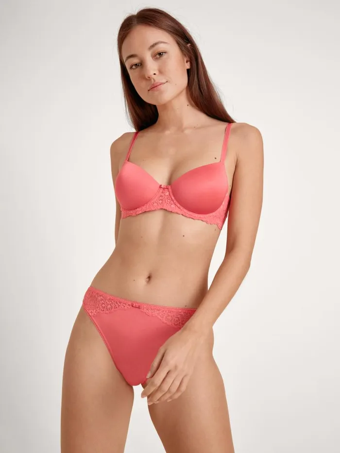 CALIDA Bras Women Underwired Tshirt Bra With Padding Porcelain Rose