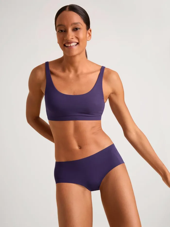 CALIDA Functional Underwear Women Bustier Cradle To Cradle Certified Parachute Purple